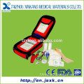 Manufacturer supply wood first aid box contents filled first aid kit bags approved by CE/ISO/FDA